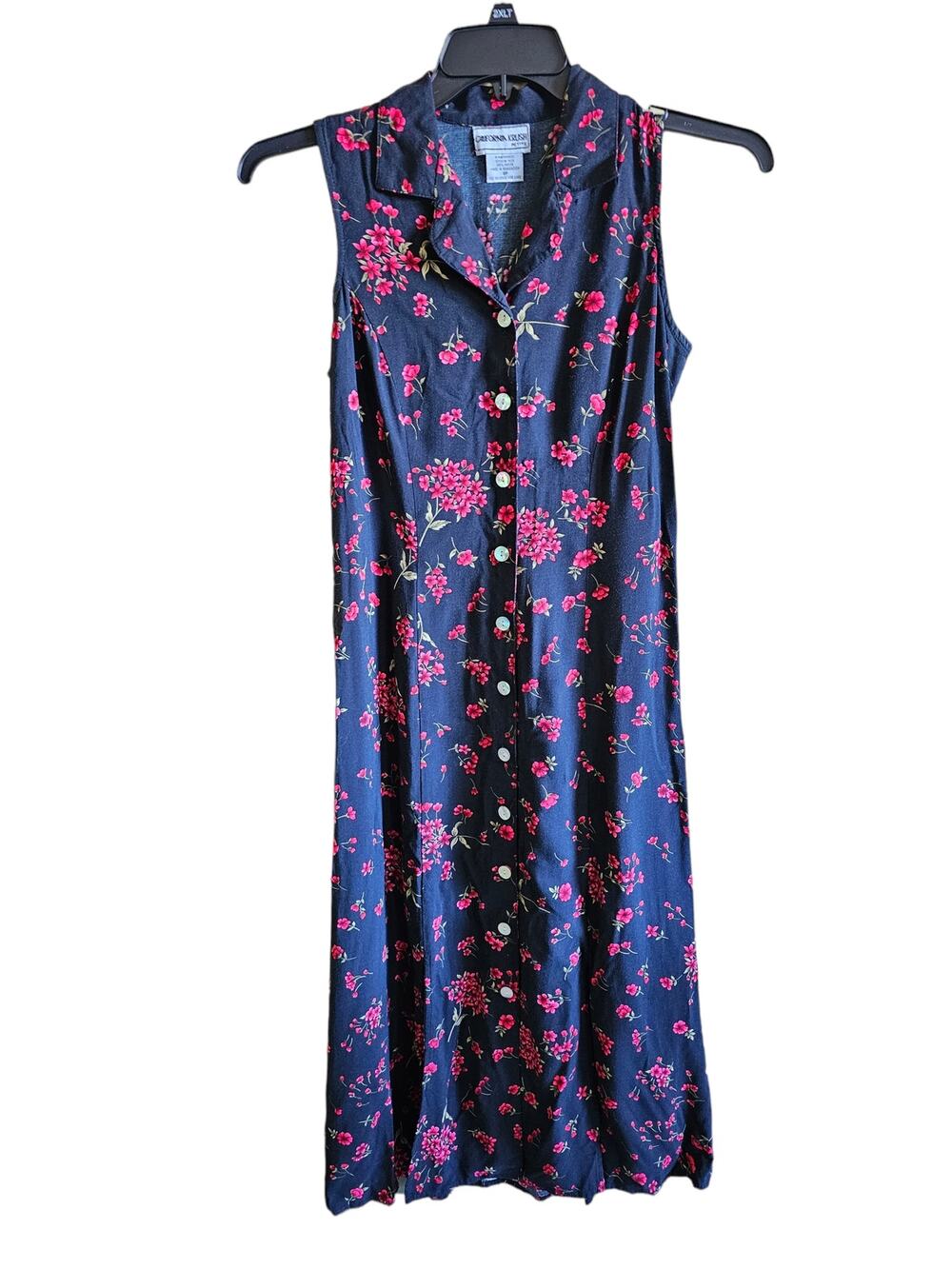 California Krush Sleeveless Floral Midi/Maxi Summer Dress Womens Size 8P